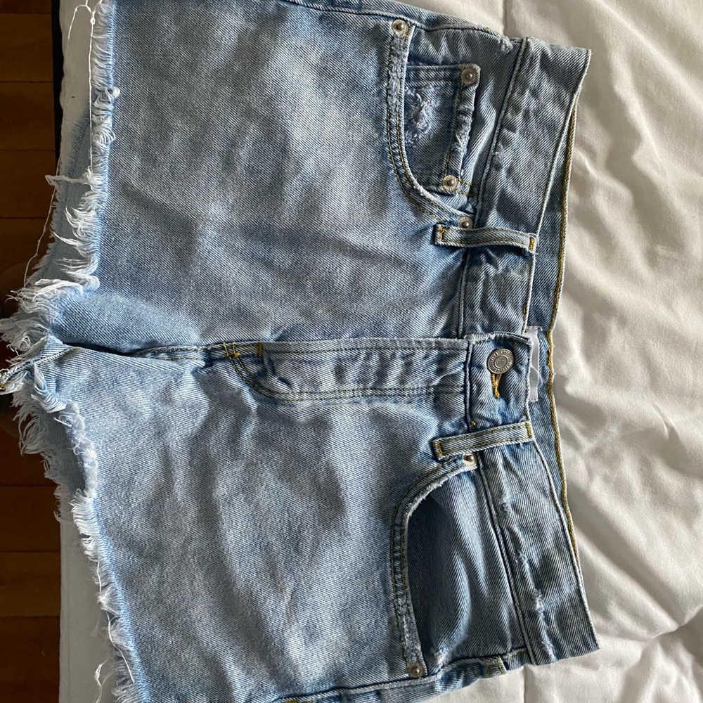 Denim shorts